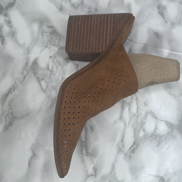 Steve Madden Sully Mule Cognac Suede Sz 7.5 - Picture 13 of 16